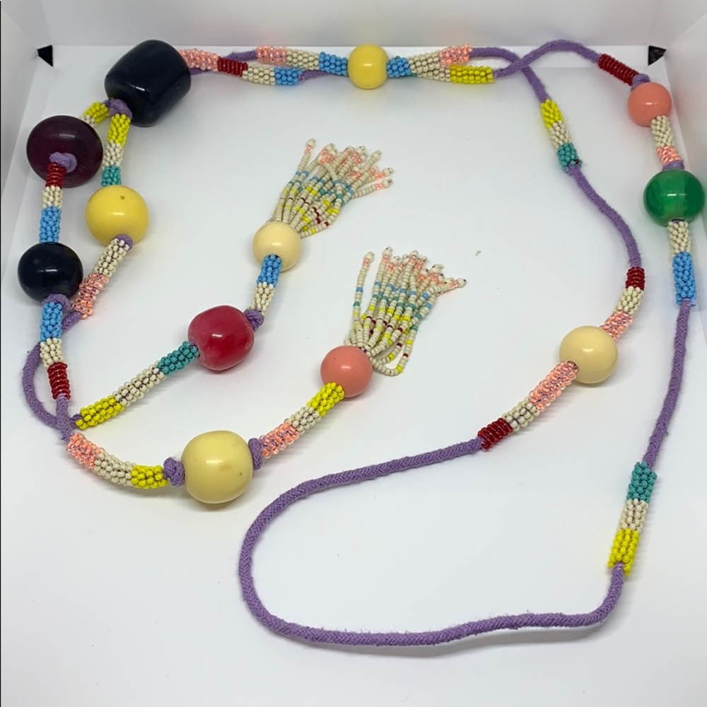 beaded tassel necklace 😎 3 for $30